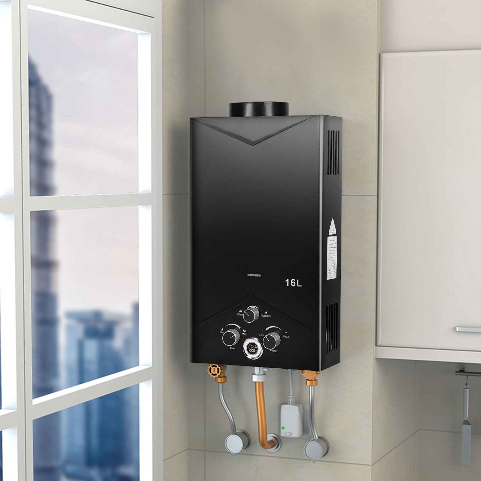 Symple Stuff Tankless Water Heaters,Gas Hot Water Heaters,Fast Constant