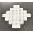 Diamond With Dot Marble Mosaic Tile-113459199