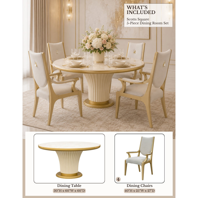 Scotts Square 5 - Piece Dining Set