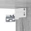 40 cm W Galvanised Steel Bedside Table-2101573090