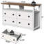 Commode double 4 tiroirs l 47,24 po-888079785
