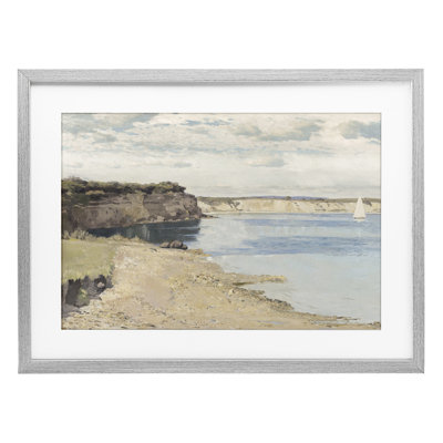«Set Sail Peaceful Cove», reproduction encadrée sous verre, conception de Christy McKee
