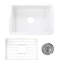 Cape 27'' L Single Basin Kitchen Sink