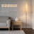 Modern LED Floor Lamp With Remote Control - Adjustable Color Temperature & Stepless Dimmer For Living Room, Bedroom, And Office