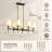 Degroat 6 - Light 31"W Kitchen Island Linear Chandelier