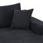 Canapé modulaire 85 po en forme de L avec tissu en lin de coton et sans assemblage-745352130