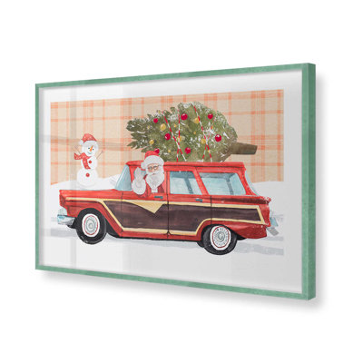 Imprimé wagon du Père Noël