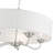Lamotte 5-Light Dimmable Drum Chandelier with Linen Blend Shade -1594971957