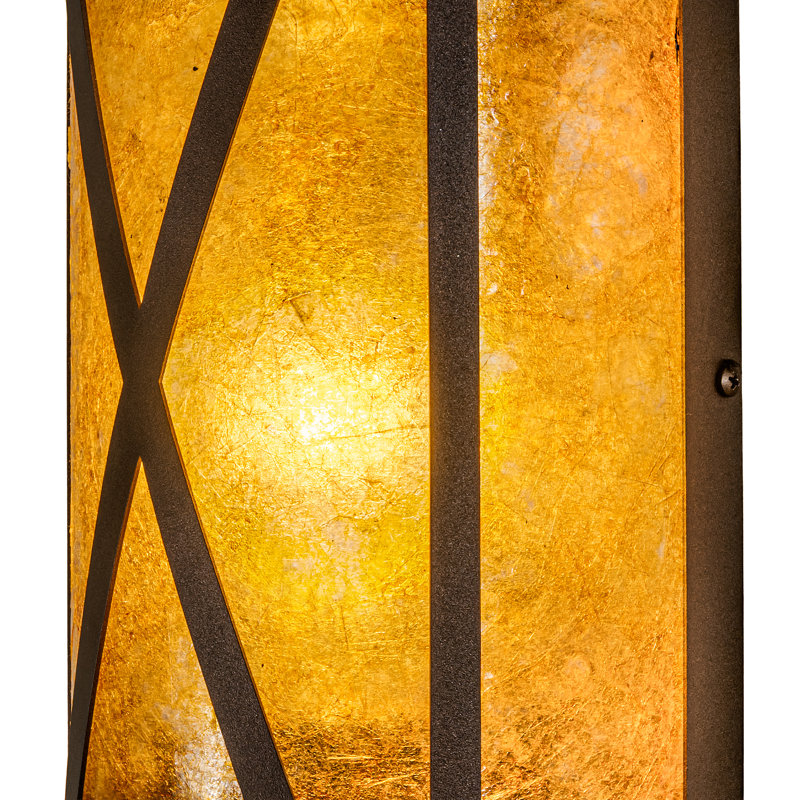 Rustic Lodge Flush Mounted Sconce