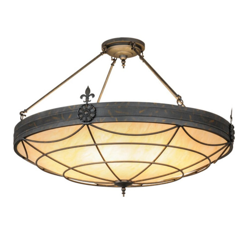 Luminaire suspendu inversé l 48 po Halcyon