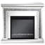 Miroir de cheminée rectangulaire autoportant