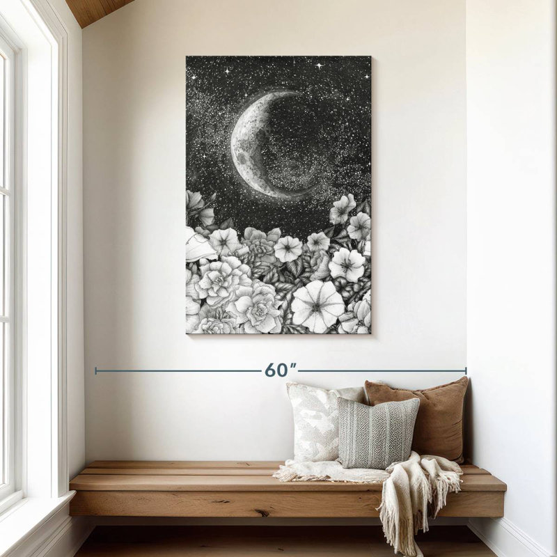 Oberle Moonlight In The Garden, 45" H x 30" W