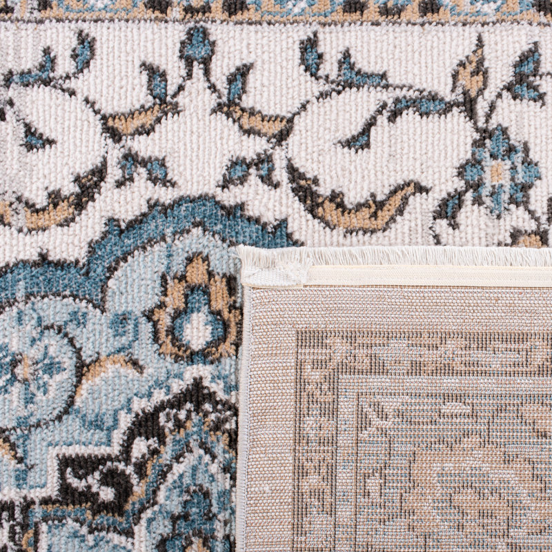 Mathes Oriental Area Rug, Rectangle 122 x 183 cm