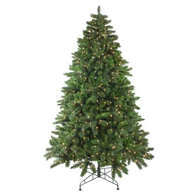 7.5' Pre-Lit Medium Mixed Scotch Pine Artificial Christmas Tree - Clear Lights -  Northlight Seasonal, 32915500