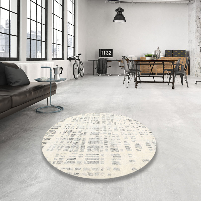 Abstract Indoor Rug, Round 3'
