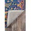Tapis bleu en laine touffeté à la main Lancaster-31335052
