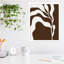 Retro Matisse Inspired Abstract Botanical 2 Brown-1552394927-1552394912