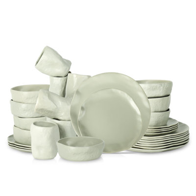Atik Piece Stoneware Dinnerware Set - Service for 8