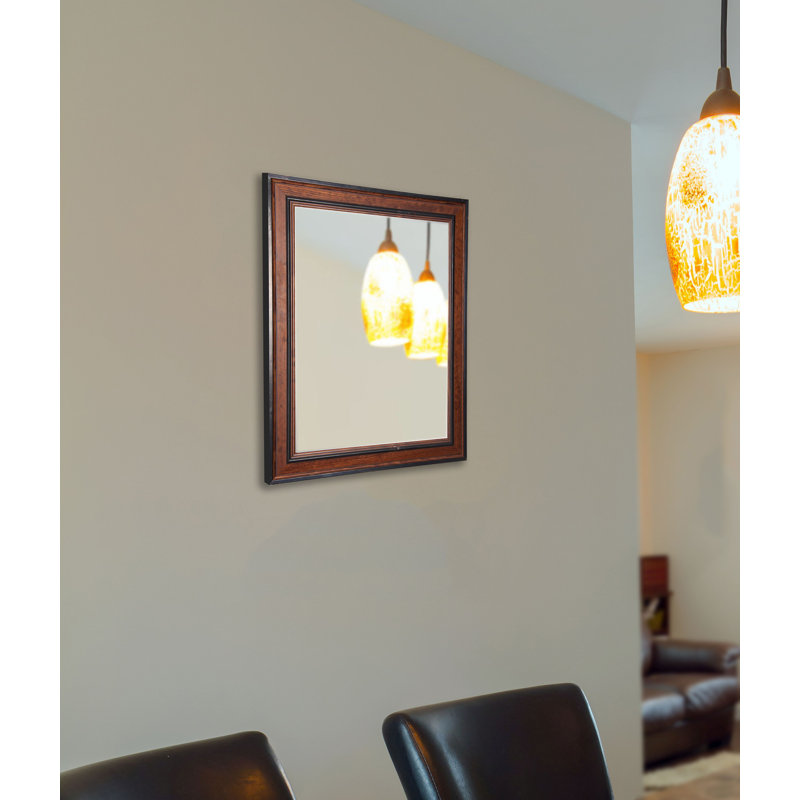 Miroir décoratif traditionnel d'Ukiah, H 38 po x l 28 po