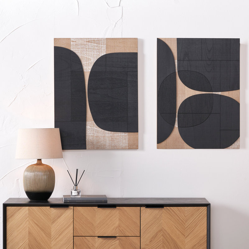 2 Piece No Frame Set on Canvas