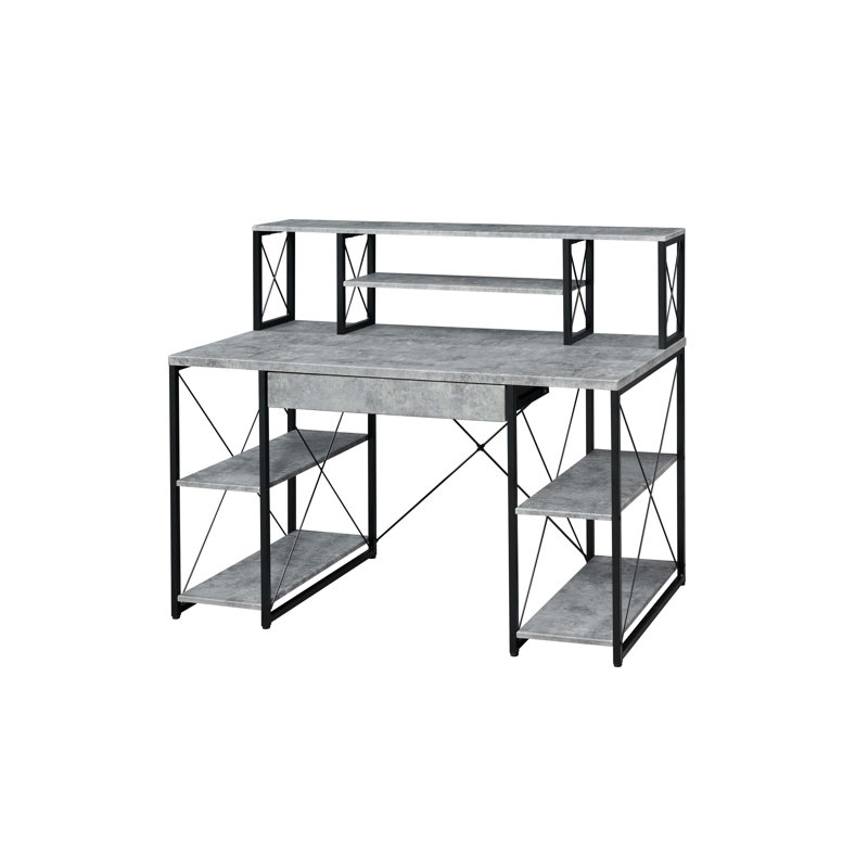 Amiel All Purpose Writing Desk, Gray