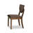 Geles Upholstered Side Chair in Brown