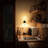 2 Pack Flickering Flame Dimmable 3000K Candle Night Light Set