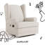 Fauteuil oscillant inclinable Serenity avec USB-57474100