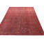 Distressed Homage Hand Knotted Wool Geometric Area Rug-1595368089