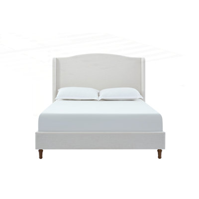 Minimalist Wingback Bed for Dreamy Sleep and Stylish Bedroom