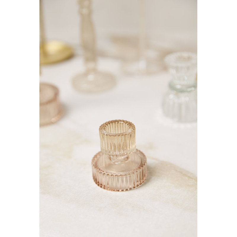 Nerissa Candleholder, 2.25" H x 2.25" W x 2.25" D