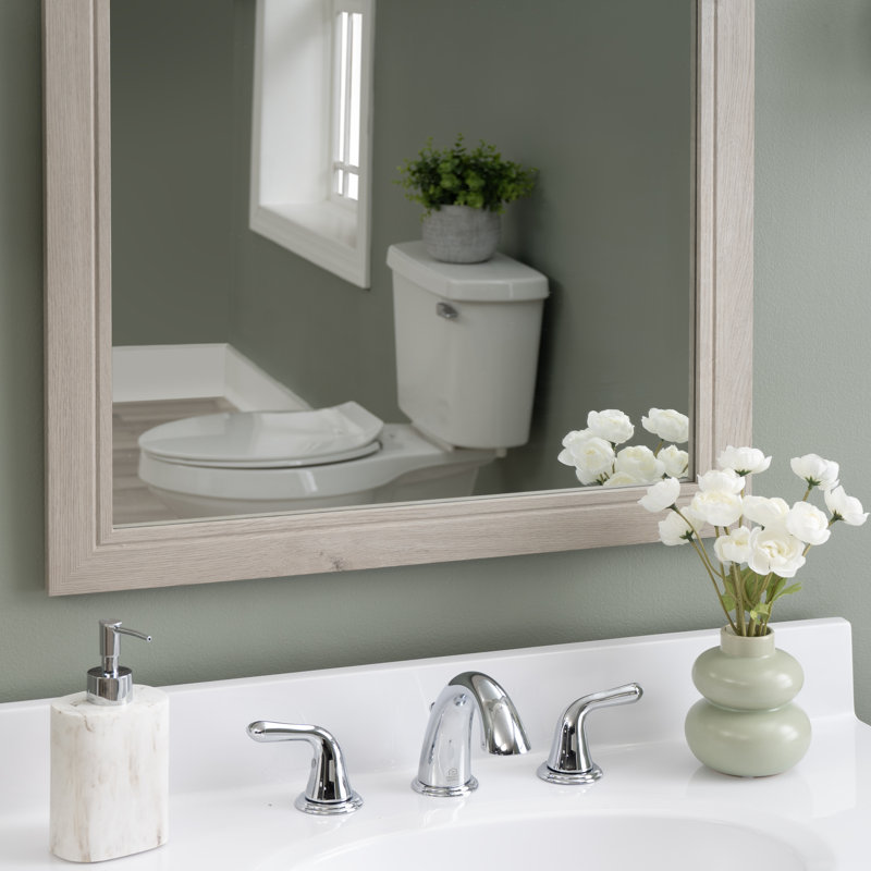 Stovall 30 Inch Vanity With Mirror, Sandstone
