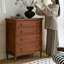 Armoire d'appoint en noyer massif