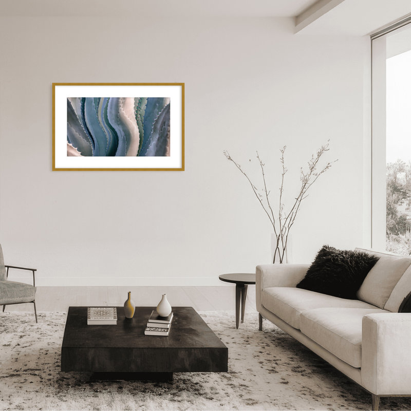 Nature Inspired Sonoma Summertime Roadside Abstract by  - Picture Frame Photograph on Paper, Framed Canvas, Black