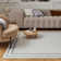 Carmel Modern Bordered Cream/Grey Area Rug