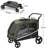 Stroller for Large Dogs, Extra Large Pet Stroller for Medium 2 Dogs, Dog Wagon, Dog Carriage, Foldable Design, Adjustable Handle, Blue-119329496