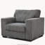 Chaise d'appoint Teddy, gris-699573918