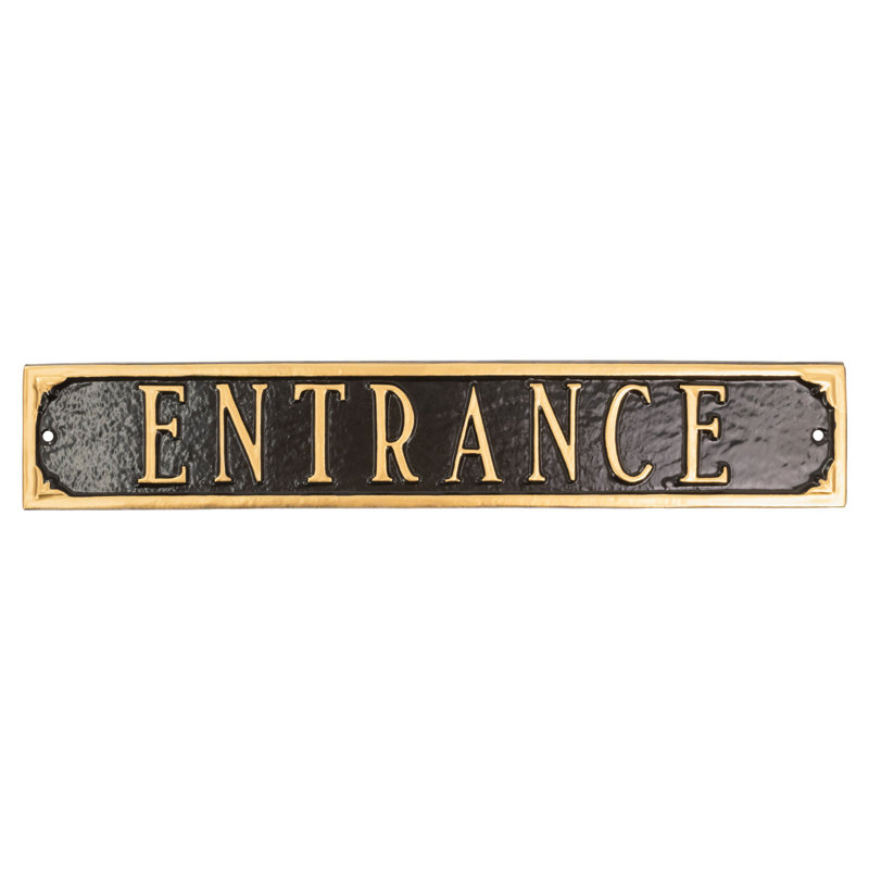 Name/Title Address Plaque, Yes