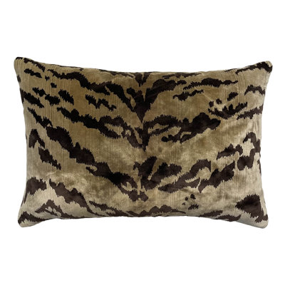 Housse et insert de coussin en velours de soie Nilis