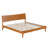 Phoenix Wood Platform Bed with Matching Footboard-324910958-324910949