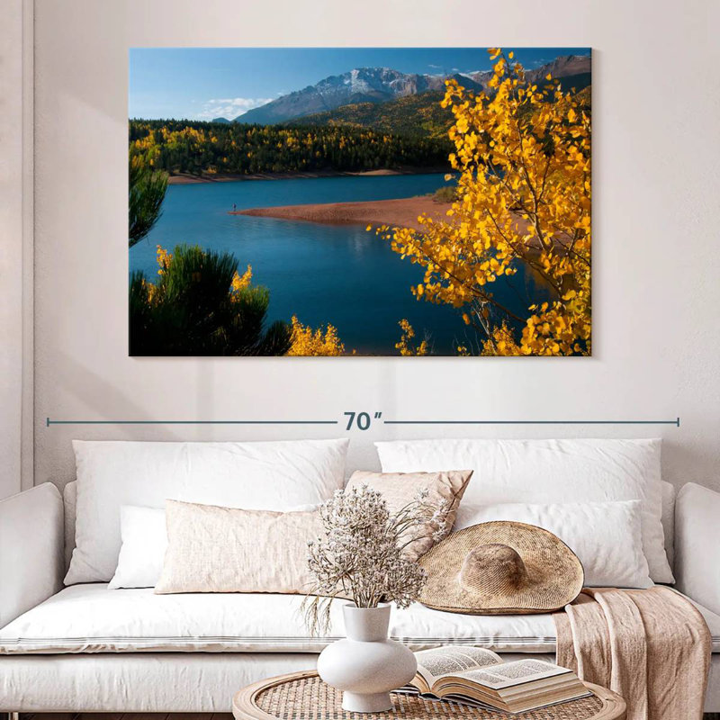 Réservoir de cristal Alvord - automne, H 34 po x l 51 po