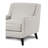 32.4" W Transitional Accent Chair, Stripe Multi