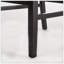 Tabouret de bar MARKSON KD au design moderne épuré, cuir Bycast reconstitué et pieds en bois d'hévéa durables pour une assise élégante