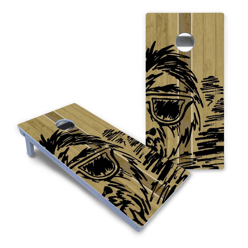 Ensemble de cornhole Sasquatch, Ajouter des lumières DEL