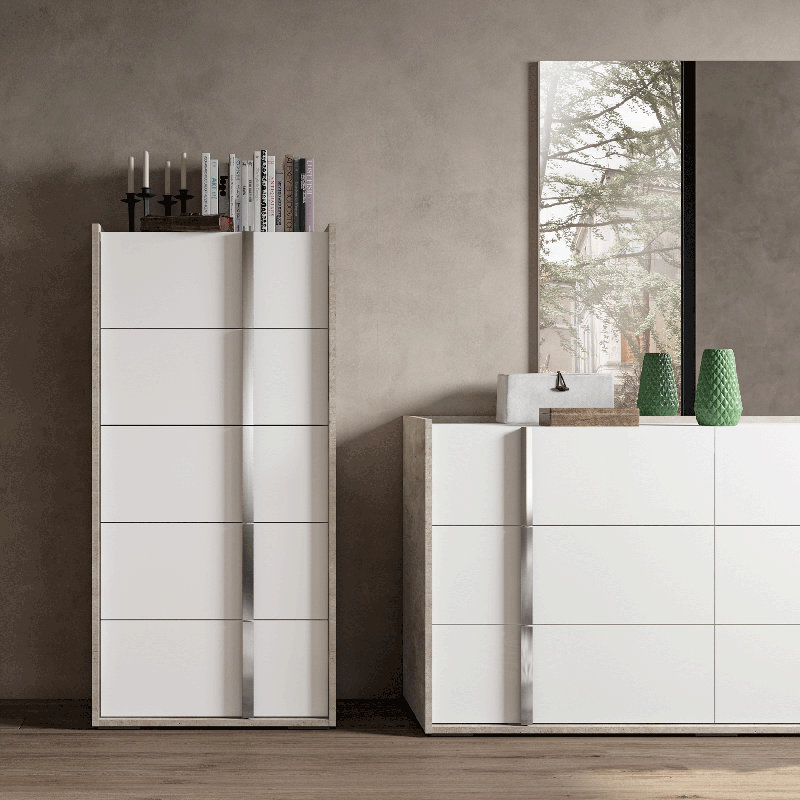 Demitrie 25'' W 5 - Drawer Dresser