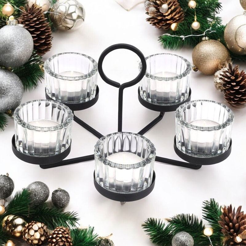 Metal Tabletop Candelabra