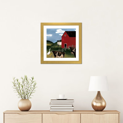 " Red Cottage II " by Melissa Wang