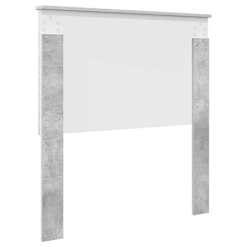 Panel Headboard, UK Single - DE 90 x 190 cm, Concrete Grey
