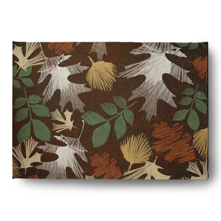 Chenille Floral Indoor Rug