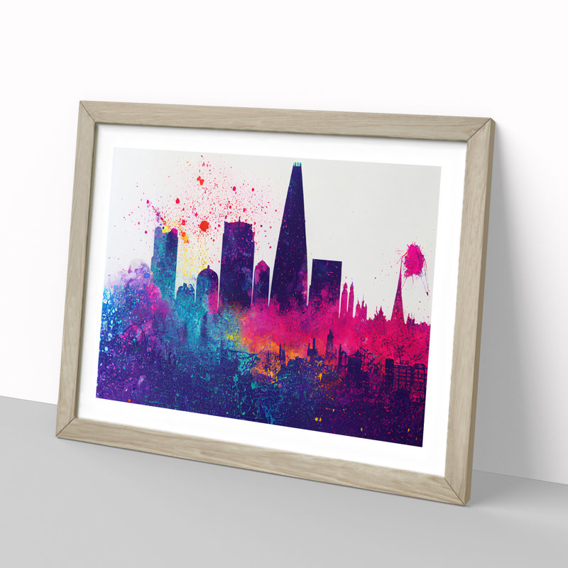 Skyscraper Skyline Vol.2 Abstract - Framed Print